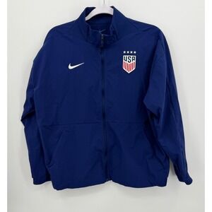 Nike Team USA Training On-Field Soccer Jacket Women's Large Dri-FIT DH5015-421